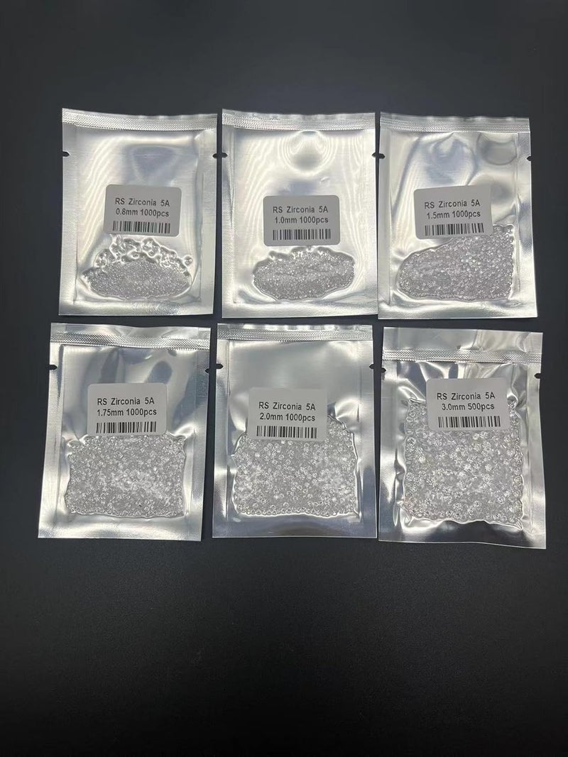 Ningxun Tiny Size 500pcs 0.7-3mm Cubic Zirconia Loose Stones 5A White Color Faced Cut Pointed Back CZ Gemstone Synthetic For Jewelry Setting - Image 2